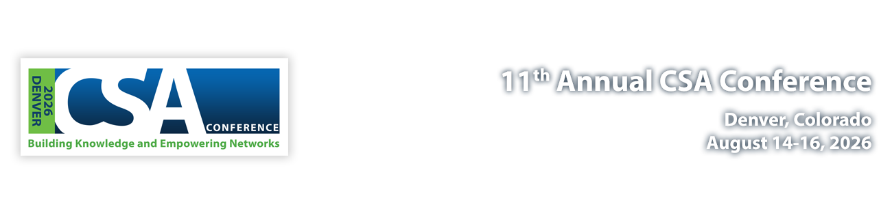 11th Annual CSA Conference | August 14-16, 2026